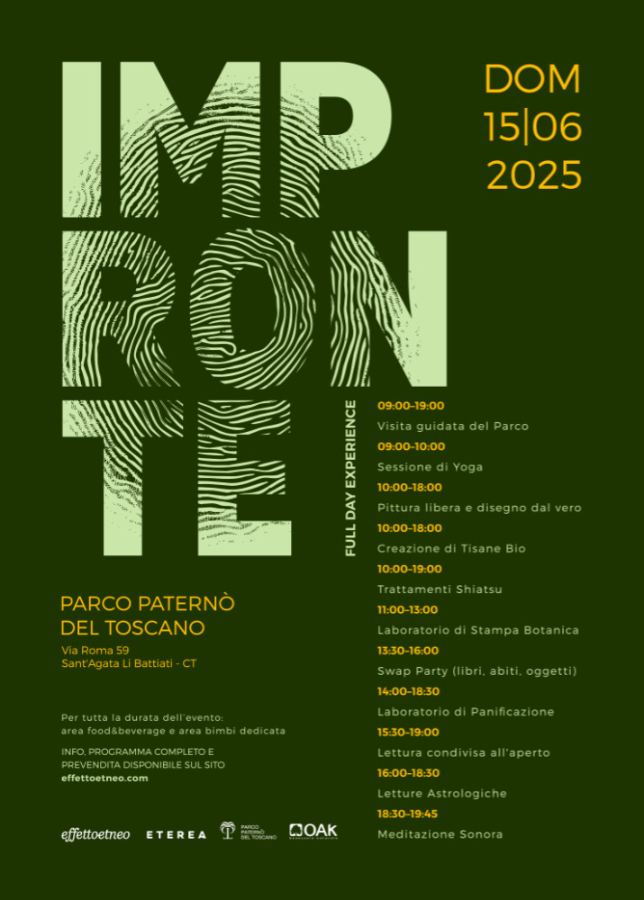 Impronte programma